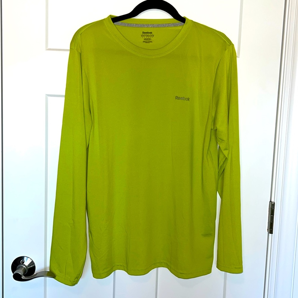 Lime Reebok Long Sleeve Active Tee